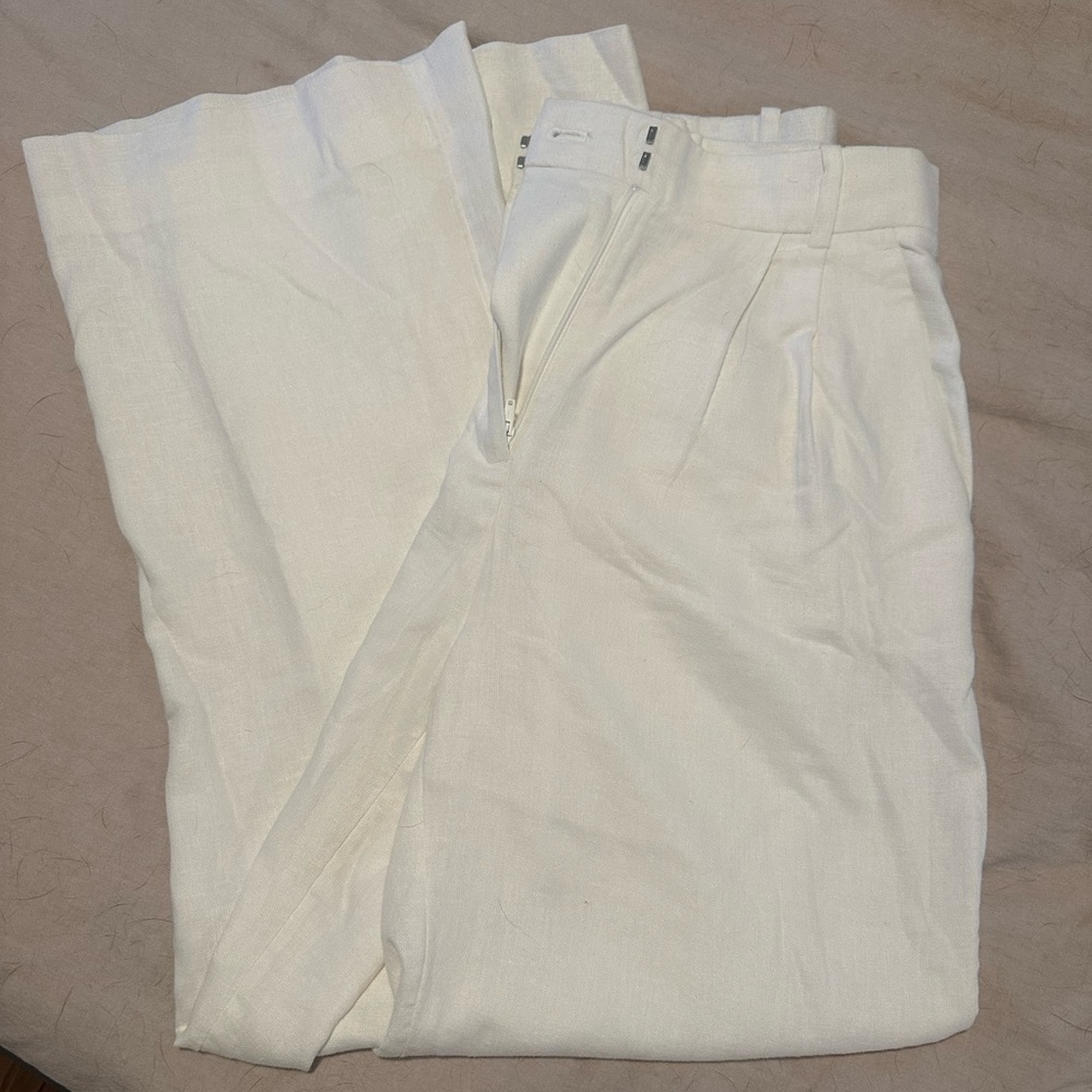 A&F Sloane Tailored Linen-Blend Pant NWOT